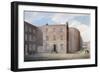 View of the Entrance to King's Bench Prison, Southwark, London, 1826-G Yates-Framed Giclee Print