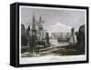 View of the Entrance to London Docks, Wapping, 1815-T Matthews-Framed Stretched Canvas