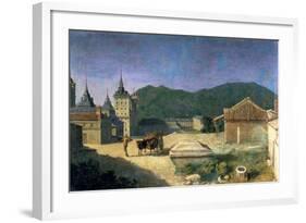 View of the Escorial, Spain, Early 18th Century-Michel-ange Houasse-Framed Giclee Print