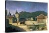 View of the Escorial, Spain, Early 18th Century-Michel-ange Houasse-Stretched Canvas