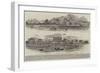 View of the Esplanade, Calcutta, Taken from the Foot of the Ochterlony Monument-null-Framed Giclee Print