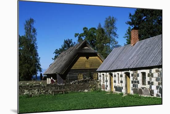View of the Estonian Open Air Museum-null-Mounted Giclee Print