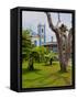 View of the Exaltacao da Santa Cruz Church, Ubatuba, State of Sao Paulo, Brazil, South America-Karol Kozlowski-Framed Stretched Canvas