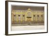 View of the Excise Office, Old Broad Street, City of London, as Illuminated in June 1814-John Brewster-Framed Giclee Print