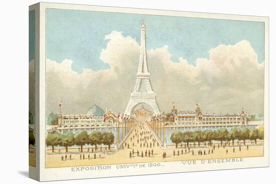 View of the Exhibition Site, Exposition Universelle 1900, Paris-null-Stretched Canvas