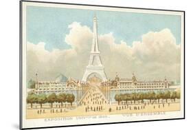 View of the Exhibition Site, Exposition Universelle 1900, Paris-null-Mounted Giclee Print