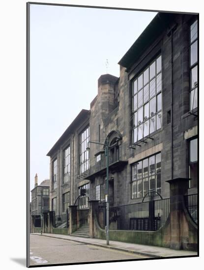 View of the Exterior, Built 1897-99-Charles Rennie Mackintosh-Mounted Giclee Print