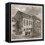 View of the Exterior of the Prison in the 18th Century-null-Framed Stretched Canvas