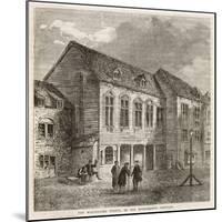 View of the Exterior of the Prison in the 18th Century-null-Mounted Art Print