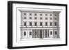 View of the Facade of Palazzo Massimi Alla Valle, Rome, Designed by Baldassarre Peruzzi in 1532-Pietro Ferrerio-Framed Giclee Print