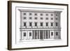 View of the Facade of Palazzo Massimi Alla Valle, Rome, Designed by Baldassarre Peruzzi in 1532-Pietro Ferrerio-Framed Giclee Print