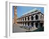 View of the Facade of the Basilica Palladiana, Built 1549-1614-Andrea Palladio-Framed Giclee Print