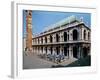 View of the Facade of the Basilica Palladiana, Built 1549-1614-Andrea Palladio-Framed Giclee Print