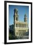 View of the Facade of the Church of Saint-Sulpice, Built Between 1646-1780-null-Framed Giclee Print