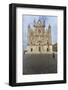 View of the Facade of the Gothic Cathedral with Golden Mosaics and Bronze Doors, Orvieto-Roberto Moiola-Framed Photographic Print