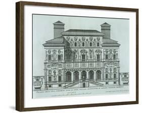 View of the Facade of Villa Borghese, Rome-null-Framed Giclee Print