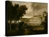 View of the Fairmount Waterworks, Philadelphia, from the opposite Side of the Schuylkill River, C.-Thomas Doughty-Stretched Canvas