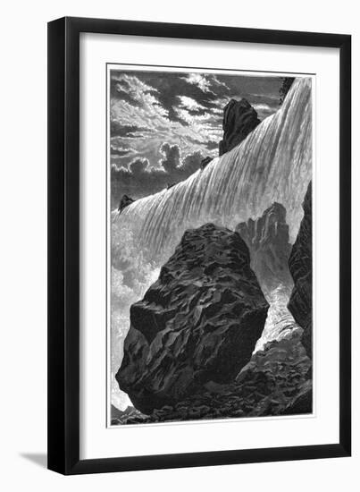 View of the Falls of Niagara, 1877-null-Framed Giclee Print