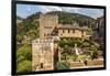 View of the Famous Alhambra, Granada, Andalusia, Spain.-Carlos Sanchez Pereyra-Framed Photographic Print