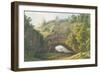 View of the Famous Kuhstall Cave in Saxon Switzerland-Christian Gottlob Hammer-Framed Giclee Print