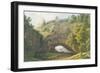 View of the Famous Kuhstall Cave in Saxon Switzerland-Christian Gottlob Hammer-Framed Giclee Print