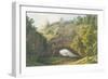 View of the Famous Kuhstall Cave in Saxon Switzerland-Christian Gottlob Hammer-Framed Giclee Print