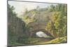 View of the Famous Kuhstall Cave in Saxon Switzerland-Christian Gottlob Hammer-Mounted Giclee Print