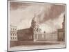 View of the Fire at Greenwich Hospital, London, on the Morning of 2nd January, 1779-E Edye-Mounted Giclee Print