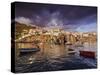 View of the fishing port in Camara de Lobos, Madeira, Portugal, Atlantic, Europe-Karol Kozlowski-Stretched Canvas