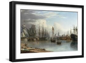 View of the Floating Harbour, Bristol-Joseph Walter-Framed Giclee Print