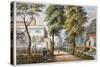 View of the Flora Tea Gardens, Bayswater, London, C1840-null-Stretched Canvas