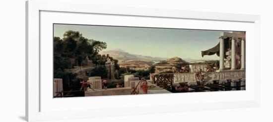 View of the Flower of Greece, 1836-August Wilhelm Julius Ahlborn-Framed Giclee Print