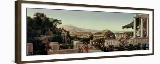 View of the Flower of Greece, 1836-August Wilhelm Julius Ahlborn-Framed Giclee Print