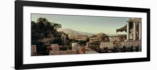 View of the Flower of Greece, 1836-August Wilhelm Julius Ahlborn-Framed Giclee Print