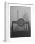 View of the Fog Drenched Streets of London-Tony Linck-Framed Photographic Print