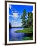 View of the Follensby Clear Pond, Adirondack Mountains, New York State, USA-null-Framed Photographic Print