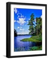 View of the Follensby Clear Pond, Adirondack Mountains, New York State, USA-null-Framed Photographic Print