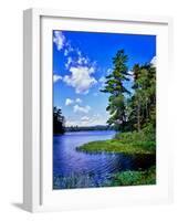 View of the Follensby Clear Pond, Adirondack Mountains, New York State, USA-null-Framed Photographic Print