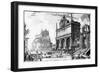 View of the Fontana Dell'Acqua Felice with the Church of Santa Maria Della Vittoria Behind, from…-Giovanni Battista Piranesi-Framed Giclee Print