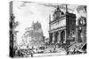 View of the Fontana Dell'Acqua Felice with the Church of Santa Maria Della Vittoria Behind, from…-Giovanni Battista Piranesi-Stretched Canvas