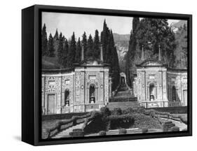 View of the Formal Garden of Villa D'Este-Carl Mydans-Framed Stretched Canvas