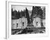 View of the Formal Garden of Villa D'Este-Carl Mydans-Framed Photographic Print