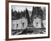 View of the Formal Garden of Villa D'Este-Carl Mydans-Framed Photographic Print