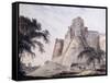 View of the Fort, Jaunpur, Uttar Pradesh-Thomas & William Daniell-Framed Stretched Canvas