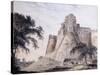 View of the Fort, Jaunpur, Uttar Pradesh-Thomas & William Daniell-Stretched Canvas