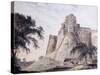 View of the Fort, Jaunpur, Uttar Pradesh-Thomas & William Daniell-Stretched Canvas