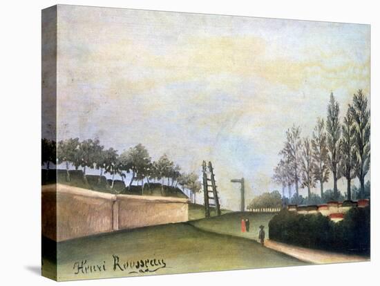 View of the Fortifications to the Left of the Gate of Vanves, 1909-Henri Rousseau-Stretched Canvas