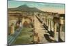 View of the Forum, Pompeii, Italy-null-Mounted Art Print