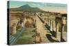 View of the Forum, Pompeii, Italy-null-Stretched Canvas