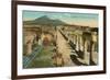 View of the Forum, Pompeii, Italy-null-Framed Premium Giclee Print